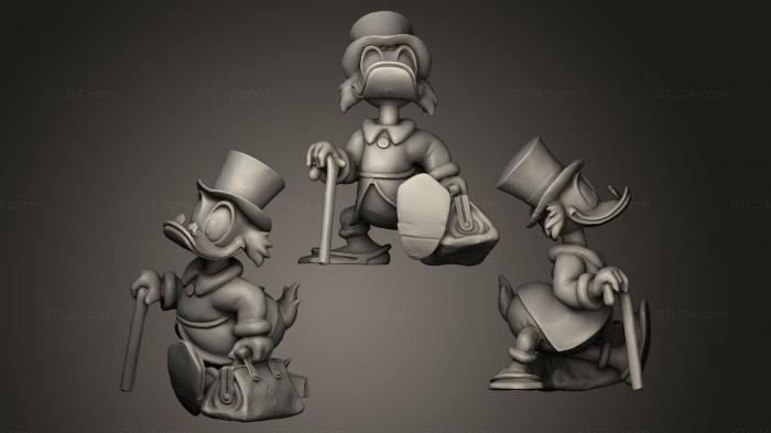 Toys (Scrooge Mc Duck, TOYS_0051) 3D models for cnc